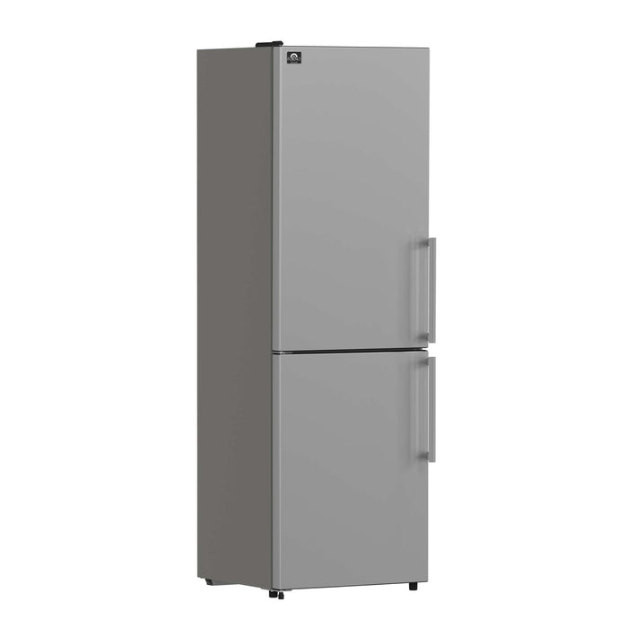 Forno Guardia 24-Inch Bottom Freezer Refrigerator, Left Swing, 10.8 cu.ft, ENERGY STAR Certified