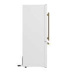 Forno Milano 2-Piece 62-Inch Freestanding Dual Bottom Freezer Refrigerator, White – 34.4 cu.ft, Touch Control, Ice Maker