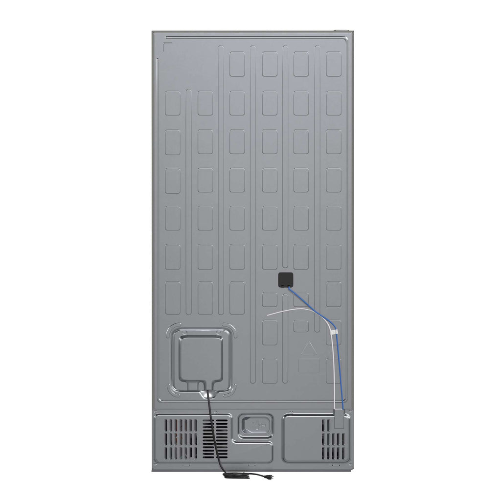 Forno Milano 2-Piece 62-Inch Freestanding Dual Bottom Freezer Refrigerator, Stainless Steel – 34.4 cu.ft, Touch Control, Ice Maker