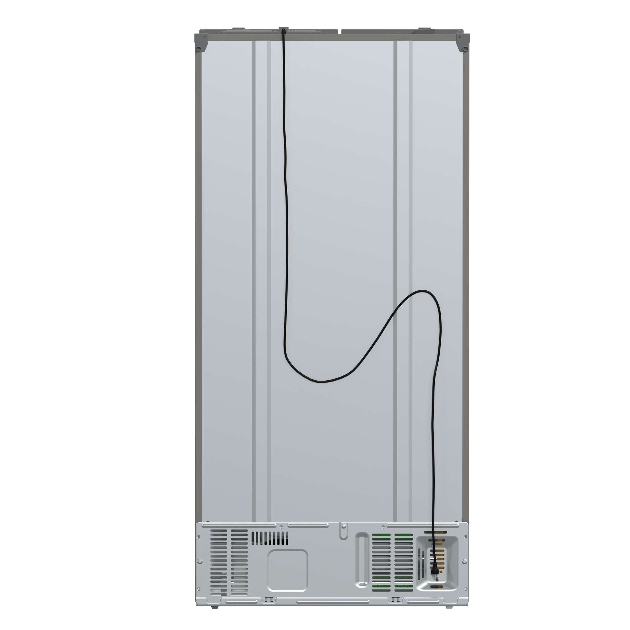 Forno Salerno 33-Inch Side-by-Side Stainless Steel Refrigerator, 15.6 cu.ft, ENERGY STAR Certified