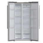 Forno Salerno 33-Inch Side-by-Side Stainless Steel Refrigerator, 15.6 cu.ft, ENERGY STAR Certified