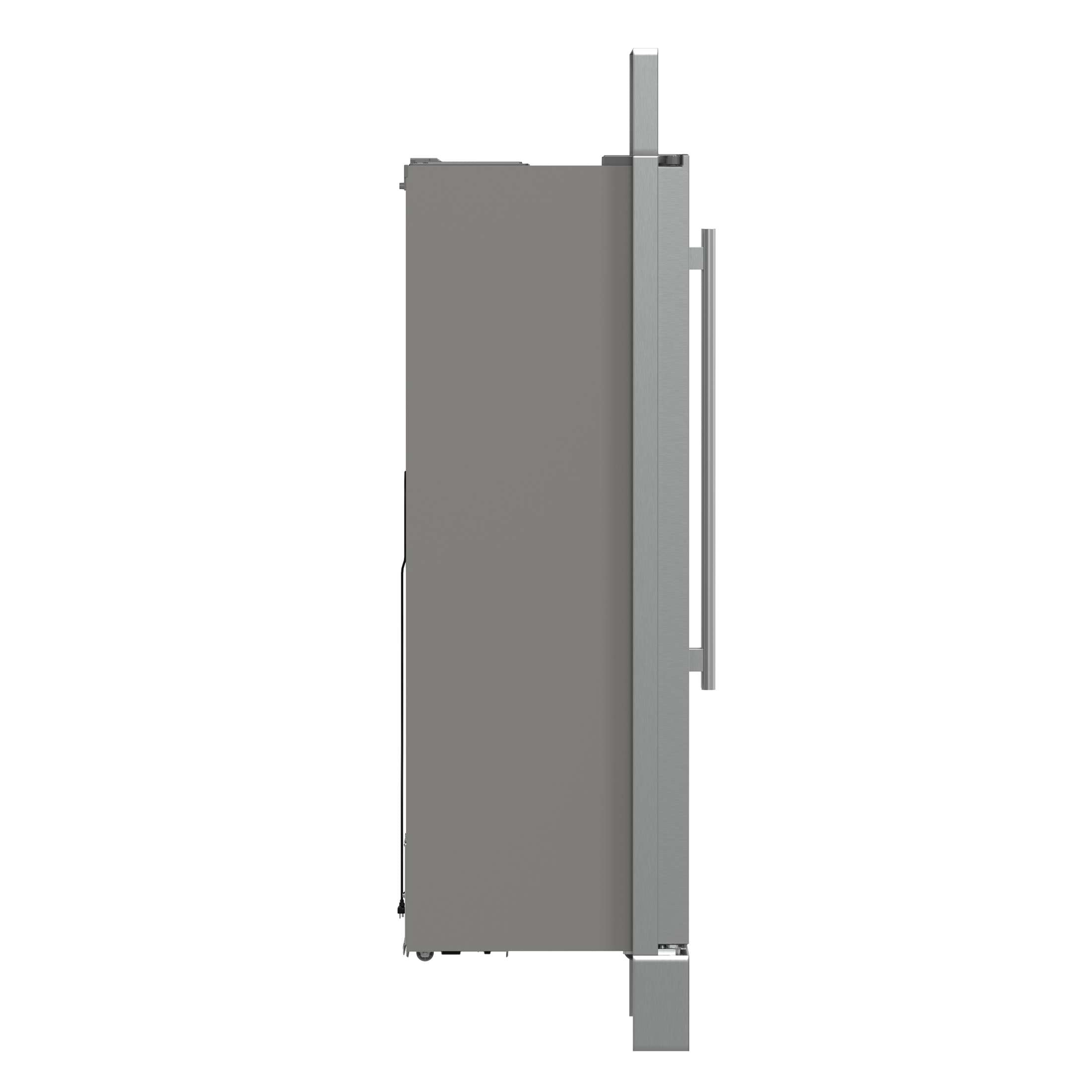 Forno Salerno 37-Inch Built-In Stainless Steel Refrigerator, 15.6 cu.ft, Modern Decorative Grill, ENERGY STAR Certified