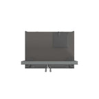 Forno Salerno 37-Inch Built-In Stainless Steel Refrigerator, 15.6 cu.ft, Modern Decorative Grill, ENERGY STAR Certified