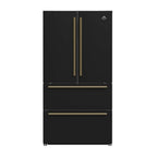 Forno Moena Espresso 36-Inch Black French Door Refrigerator, 19.2 Cu. Ft., Frost-Free, Automatic Ice Maker, ENERGY STAR Certified