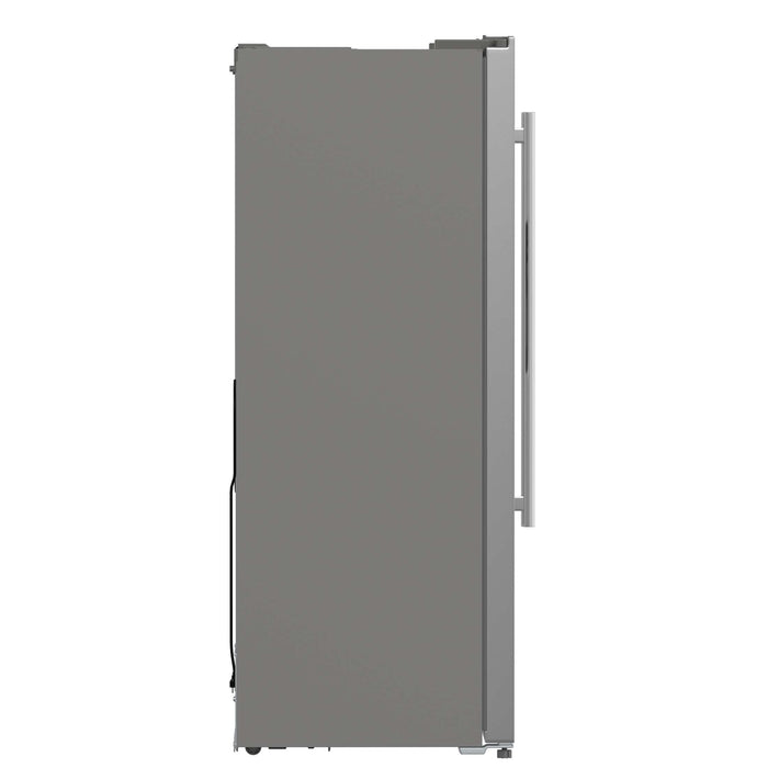 Forno Salerno 36-Inch Side-by-Side Stainless Steel Refrigerator, 20 cu.ft, ENERGY STAR Certified