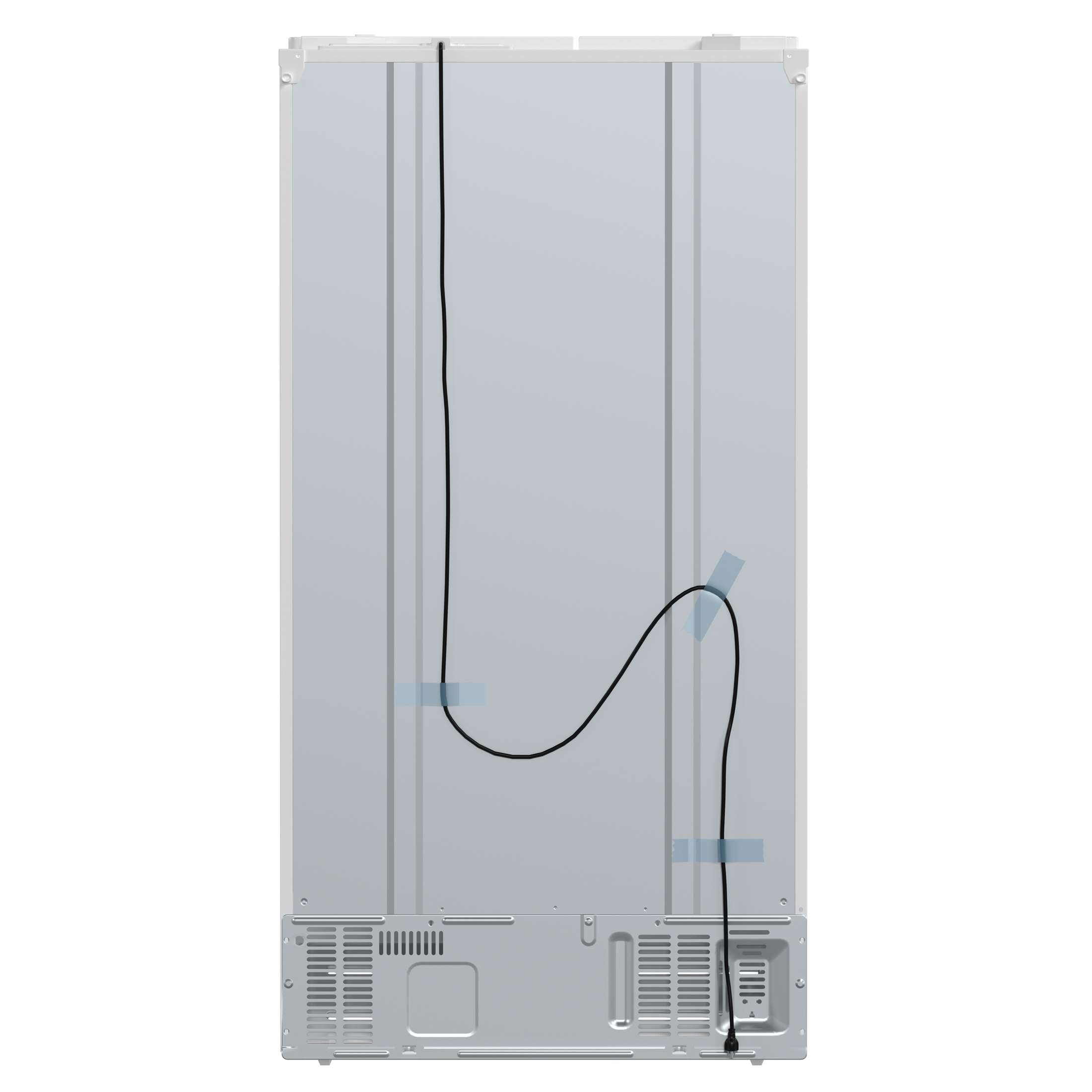 Forno Salerno Espresso 36-Inch White Side-by-Side Refrigerator, 20 Cu. Ft., Frost-Free, Ice & Water Dispenser, ENERGY STAR Certified