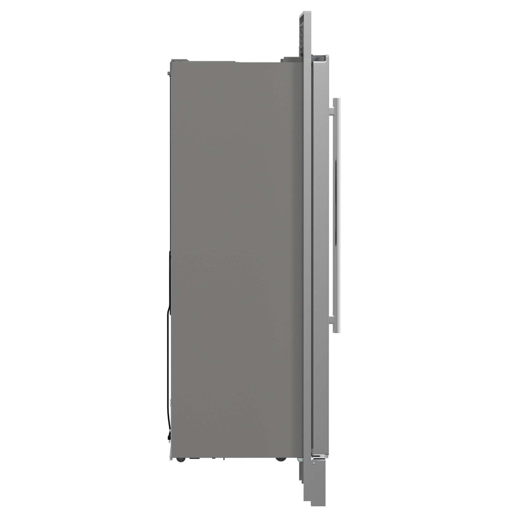 Forno Salerno 40-Inch Built-In Stainless Steel Refrigerator, 20 cu.ft, Decorative Grill, ENERGY STAR Certified
