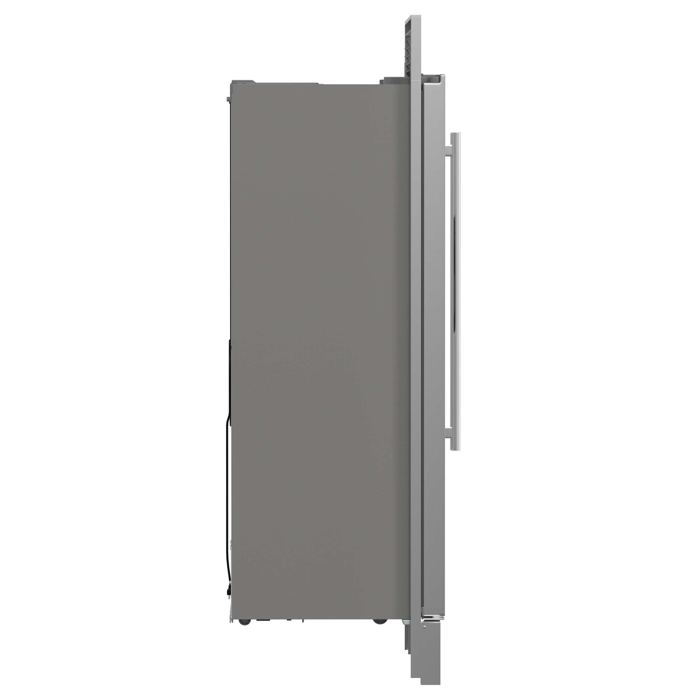 Forno Salerno 40-Inch Built-In Stainless Steel Refrigerator, 20 cu.ft, Decorative Grill, ENERGY STAR Certified