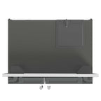 Forno Salerno 40-Inch Built-In Stainless Steel Refrigerator, 20 cu.ft, Decorative Grill, ENERGY STAR Certified