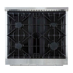 Marco 30-inch Gas Range Stainless Steel, 4 Burners 37,000 BTU, 4.32 cu.ft. Convection Oven