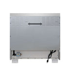 Forno Capriasca 36-Inch White Freestanding French Door Gas Range, 6 Burners, Convection Oven, Energy Efficient