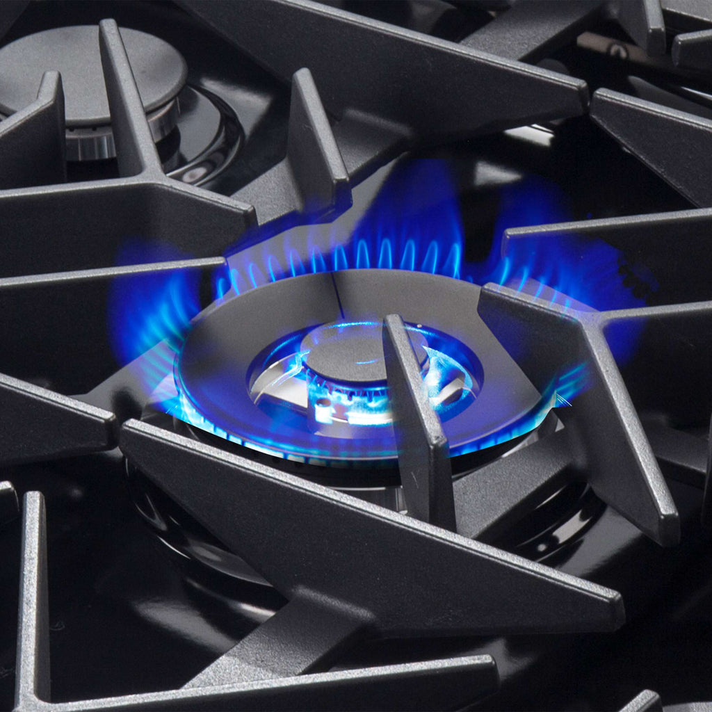 FORNO Giovanni 30-inch Gas Range Stainless Steel, 5 Burners 67,000 BTU, 4.32 cu.ft. Convection Oven