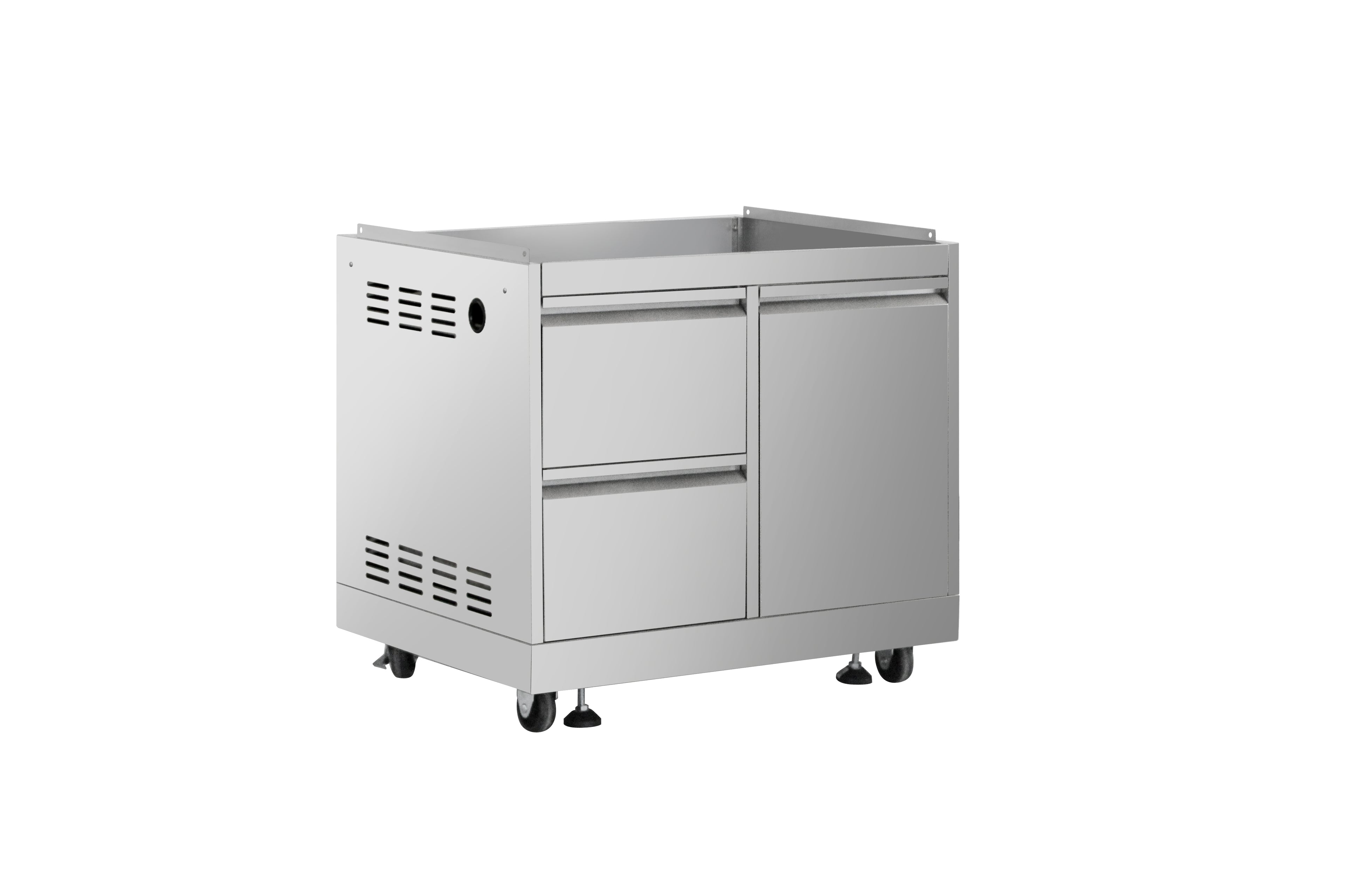 THOR Kitchen Outdoor Kitchen BBQ Grill Cabinet in Stainless Steel – Model MK03SS304