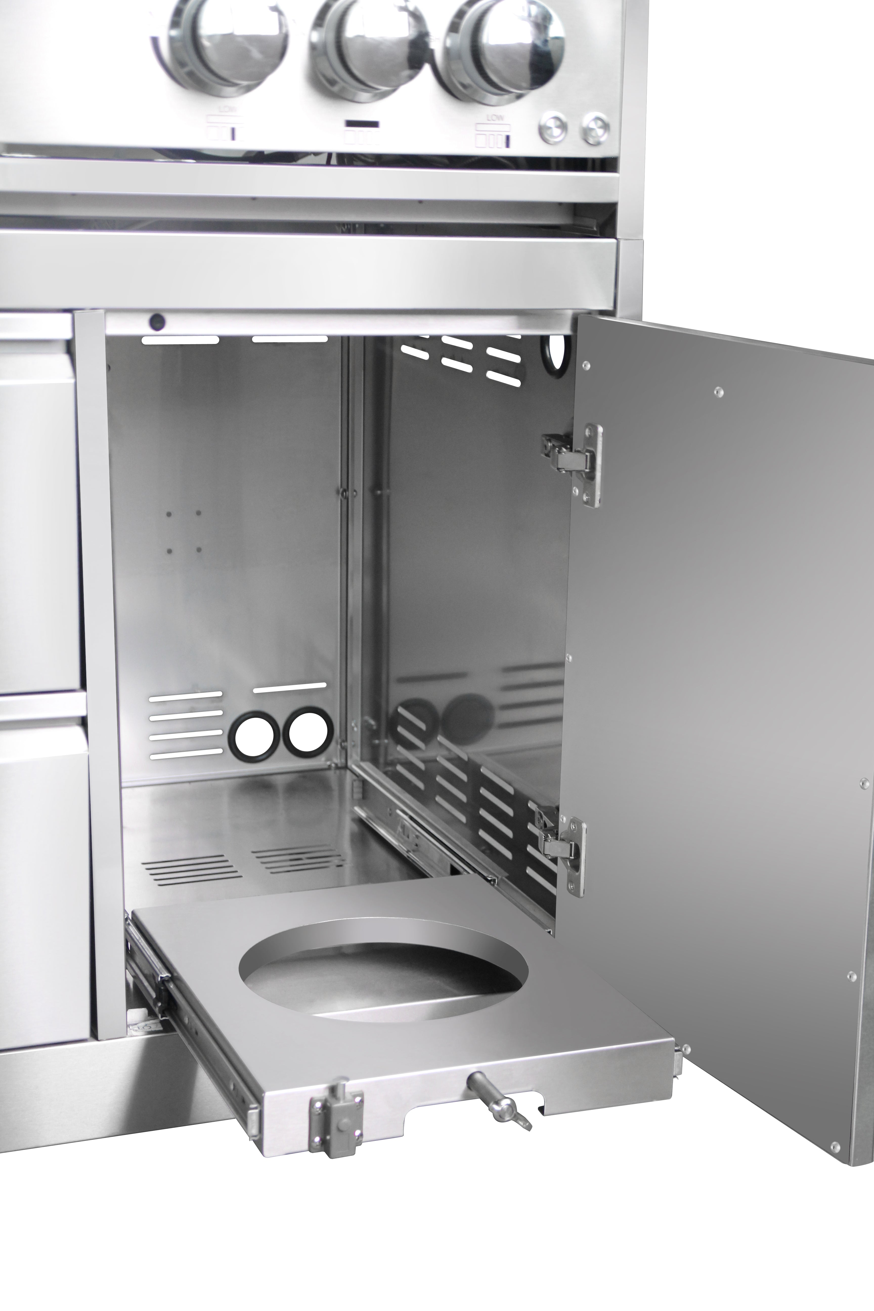 THOR Kitchen Outdoor Kitchen BBQ Grill Cabinet in Stainless Steel – Model MK03SS304