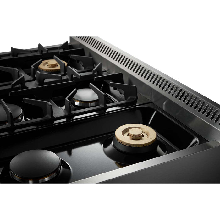 THOR Kitchen 36-Inch Professional Dual Fuel Liquid Propane Range – HRD3606ULP