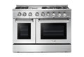 THOR Kitchen 48 Inch Professional Dual Fuel Range in Stainless Steel – HRD4803ULP