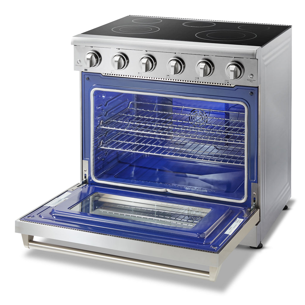 THOR Kitchen 36-Inch Electric Range – Professional – HRE3601
