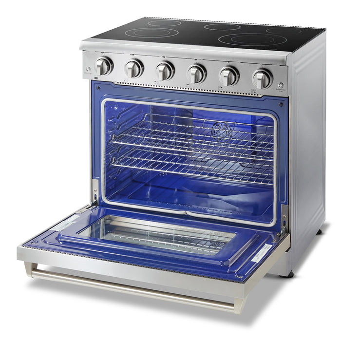 THOR Kitchen 36-Inch Electric Range – Professional – HRE3601