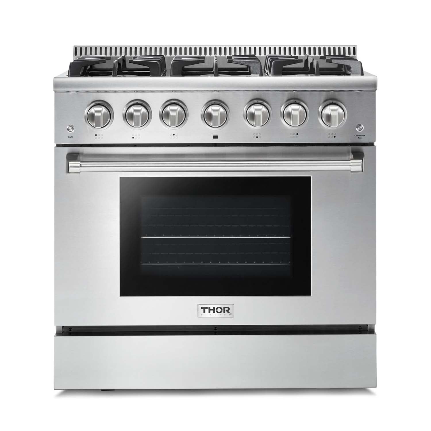 THOR Kitchen 36-Inch Professional Liquid Propane Range – HRG3618ULP