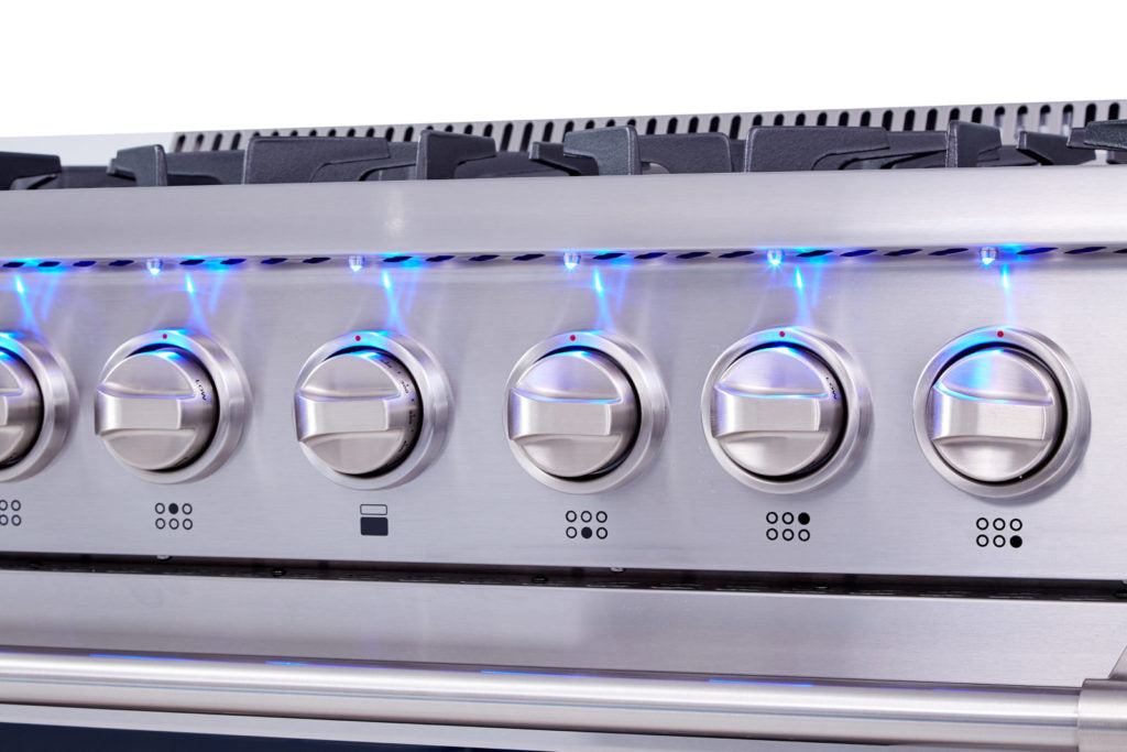 THOR Kitchen 36-Inch Professional Dual Fuel Liquid Propane Range – HRD3606ULP