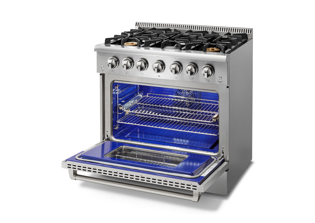 THOR Kitchen 36-Inch Professional Liquid Propane Range – HRG3618ULP