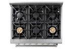 THOR Kitchen 36-Inch Professional Liquid Propane Range – HRG3618ULP