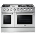 THOR Kitchen 48 Inch Dual Fuel Range in Stainless Steel – Professional – HRD4803U