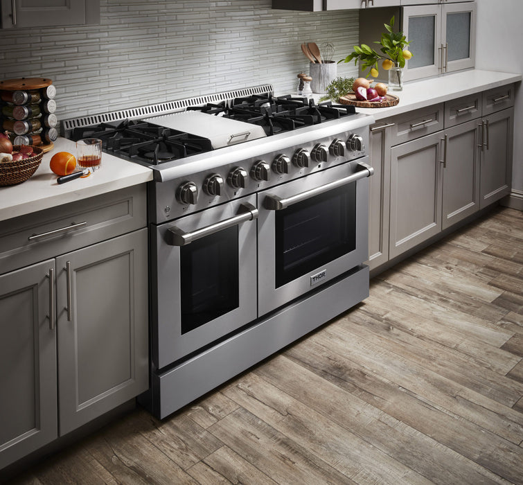 THOR Kitchen 48-Inch Gas Range – Professional – HRG4808U