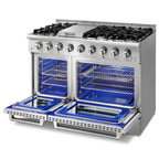 THOR Kitchen 48-Inch Professional Liquid Propane Range – HRG4808ULP