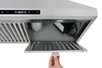 THOR Kitchen 30 Inch Wall Mount Range Hood in Stainless Steel – Model HRH3007
