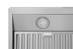 THOR Kitchen 36 Inch Wall Mount Range Hood in Stainless Steel – Model HRH3607