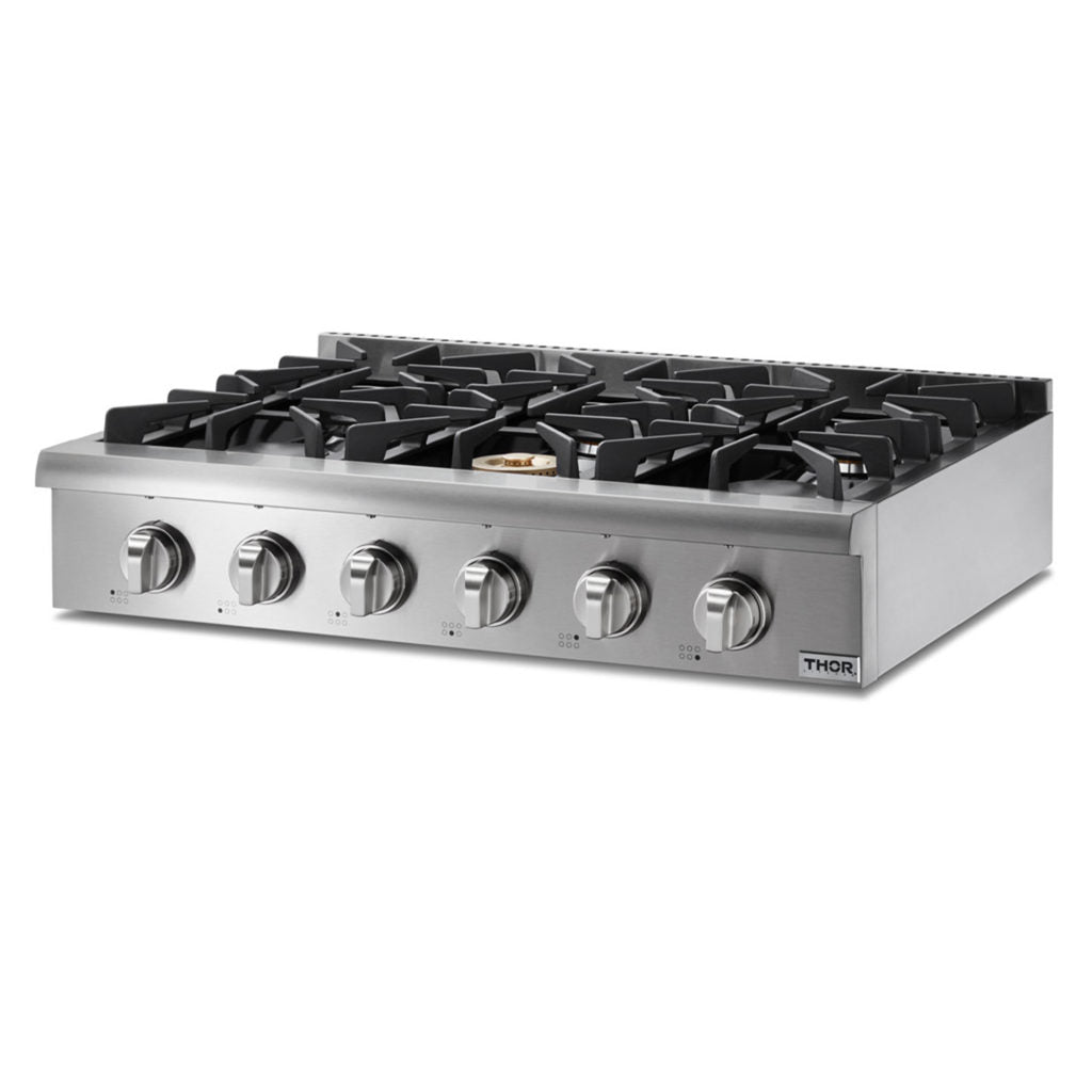 THOR Kitchen 36-Inch Professional Gas Rangetop – Model HRT3618U
