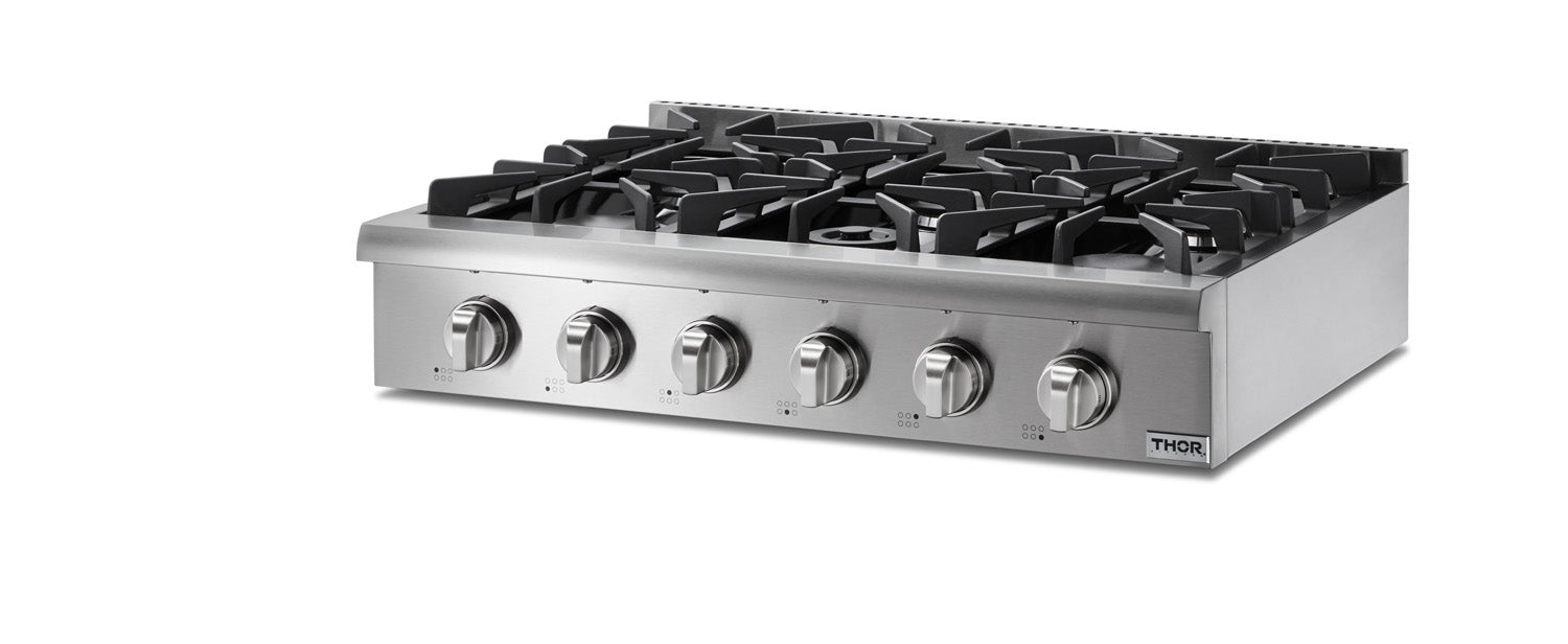 THOR Kitchen 36-Inch Professional Gas Rangetop – Model HRT3618U