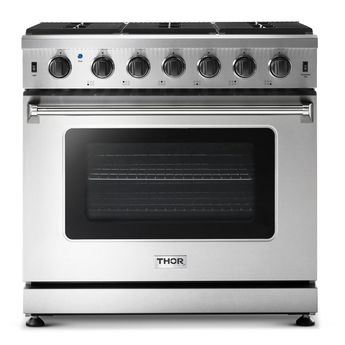 THOR Kitchen 36-Inch Gas Range – Model LRG3601U