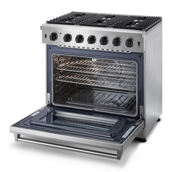 THOR Kitchen 36-Inch Gas Range – Model LRG3601U