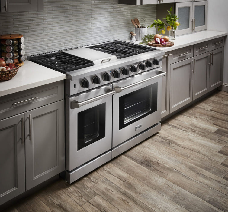 THOR Kitchen 48-Inch Gas Range – LRG4807U