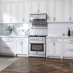 Forno Savona 30-Inch Wall Mount Range Hood, Baffle Filters, Backsplash Included