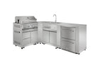THOR Kitchen Outdoor Kitchen BBQ Grill Cabinet in Stainless Steel – Model MK03SS304