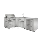 THOR Kitchen Outdoor Kitchen Corner Cabinet – Model MK06SS304