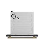 Forno Capoliveri Espresso 30-Inch Microwave Drawer, Black, 1.2 cu.ft, 1500 Watts, Built-In, Touch Control LCD Display, Auto-Touch Open/Close, 11 Power Levels, Sensor Cooking