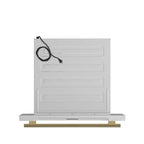 Forno Capoliveri Espresso 30-Inch Microwave Drawer, White, 1.2 cu.ft, 1500 Watts, Built-In, Touch Control LCD Display, Auto-Touch Open/Close, 11 Power Levels, Sensor Cooking