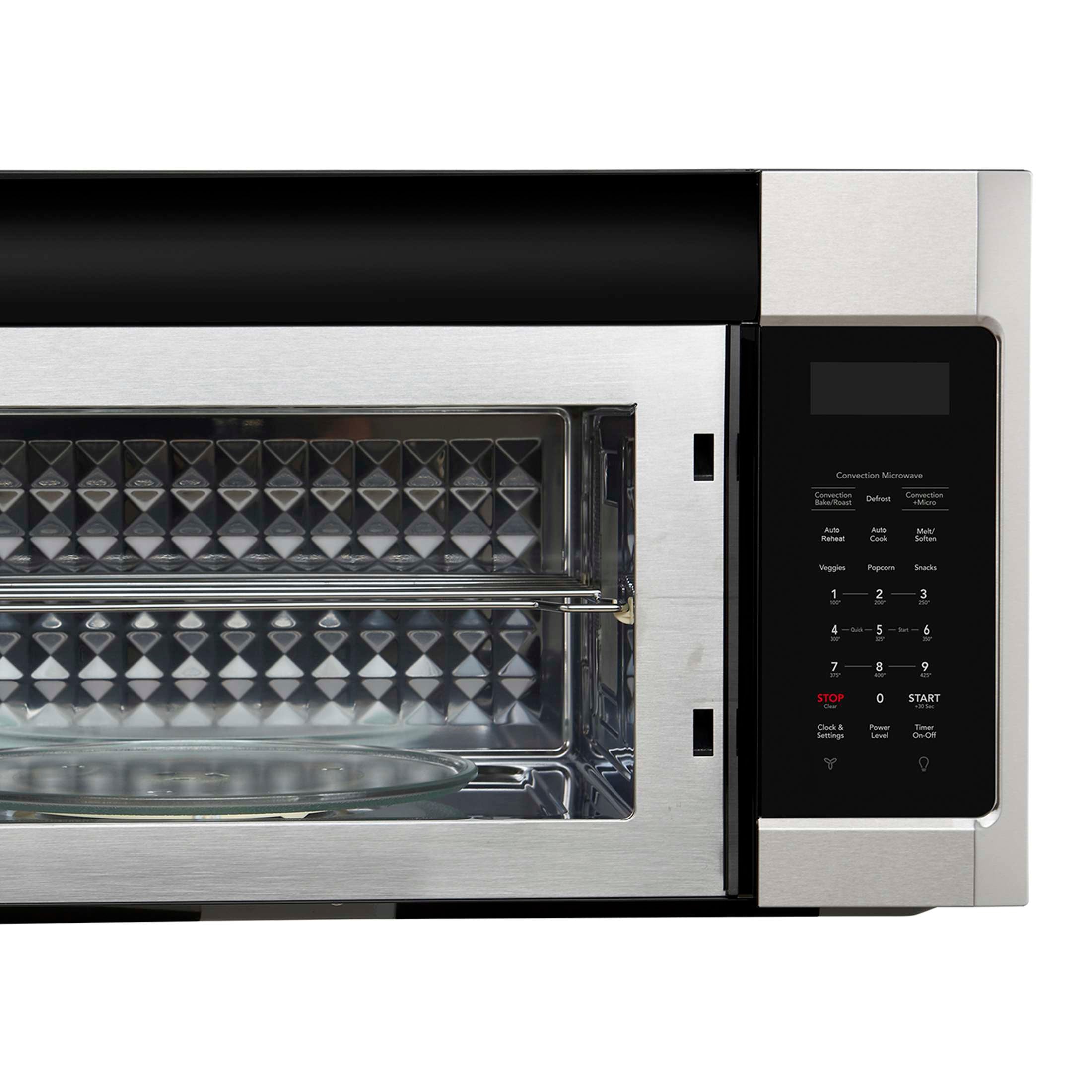 Forno Fornace 30-Inch Over the Range Convection Microwave, Stainless Steel – 1.5 cu.ft, 300 CFM Vent, Touch Control, LED Light
