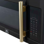 Forno Fornace 30-Inch Over the Range Convection Microwave, Black – 1.5 cu.ft, 300 CFM Vent, Touch Control, LED Light