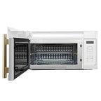 Forno Fornace 30-Inch Over the Range Convection Microwave, White – 1.5 cu.ft, 300 CFM Vent, Touch Control, LED Light