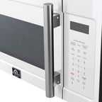 Forno Fornace 30-Inch Over the Range Convection Microwave, White – 1.5 cu.ft, 300 CFM Vent, Touch Control, LED Light