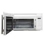 Forno Fornace 30-Inch Over the Range Convection Microwave, White – 1.5 cu.ft, 300 CFM Vent, Touch Control, LED Light