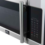 Forno Fornace 30-Inch Over the Range Convection Microwave, Stainless Steel – 1.5 cu.ft, 300 CFM Vent, Touch Control, LED Light