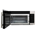Forno Fornace 30-Inch Over the Range Convection Microwave, Stainless Steel – 1.5 cu.ft, 300 CFM Vent, Touch Control, LED Light