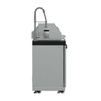 FORNO Bulnes 30-Inch BBQ, 60,000 BTU, 3 Burners with Sear & Rotisserie Infrared Burners, Stainless Steel Outdoor Kitchen with 1.8 cu.ft. Beverage Center & Black Granite Countertops
