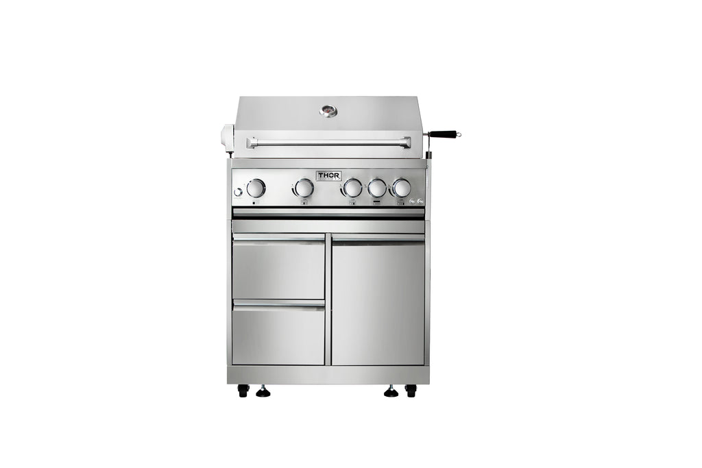 THOR Kitchen Outdoor Kitchen BBQ Grill Cabinet in Stainless Steel – Model MK03SS304